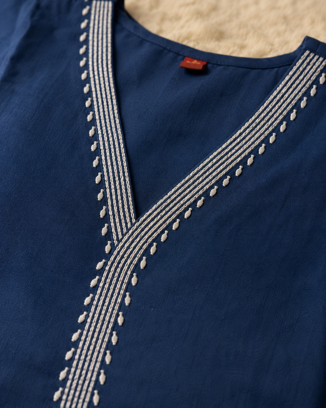 Twilight Serenity Cotton 3-Piece Kurti Set